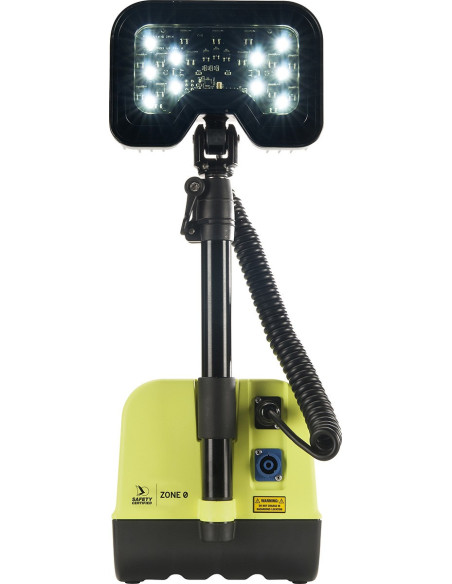 Le projecteur PELI rechargeable RALS 9455Z0 est un système d'éclairage portable compact.