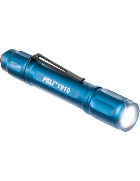 Torche LED 1910 PELI en aluminium bleue Torche LED 1910 PELI en aluminium bleue