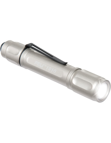 Torche LED 1910 PELI en aluminium couleur acier Torche LED 1910 PELI en aluminium couleur acier